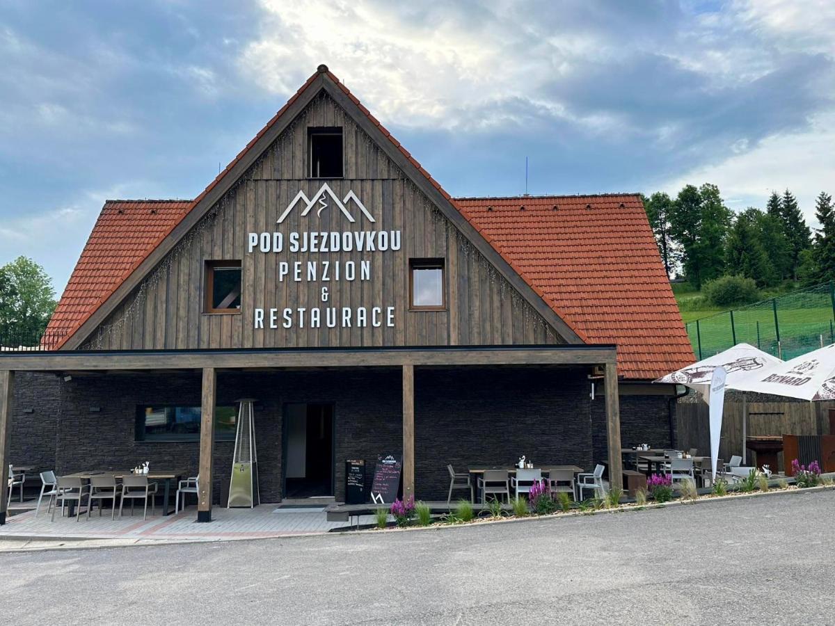 Penzion a Restaurace Pod Sjezdovkou Cenkovice Exteriér fotografie